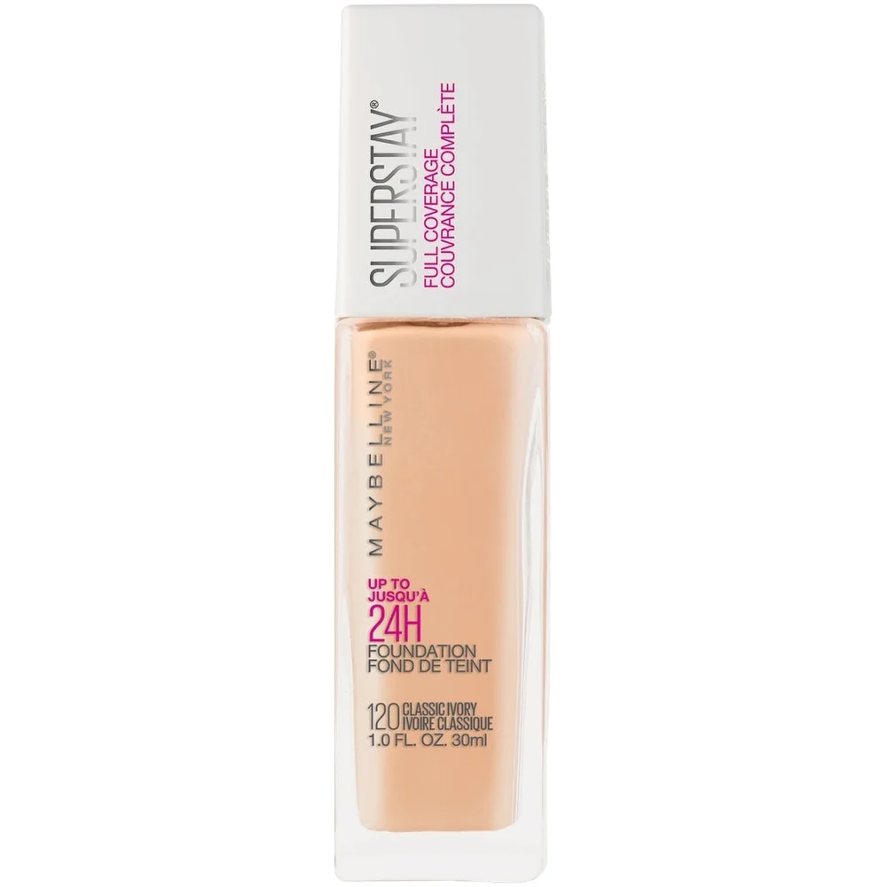 Maybelline Superstay 24hr Wear Full Coverage Foundation, 130 Buff Beige